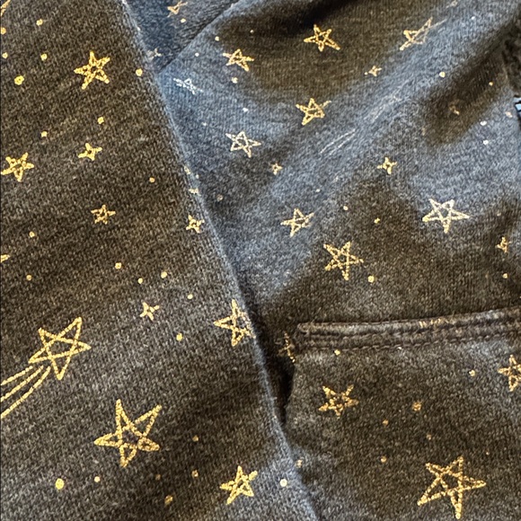 Cat&Jack gold star hooded sweatshirt - Picture 2 of 3